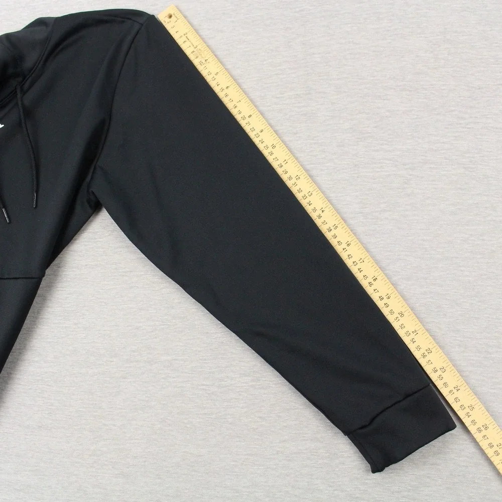 Jordan 23 Alpha Hoodie Mens M Black Pullover Polyester Long Sleeve